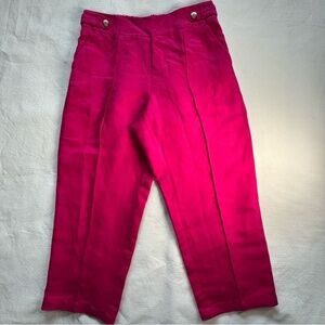 laura Magenta Women's Capris
